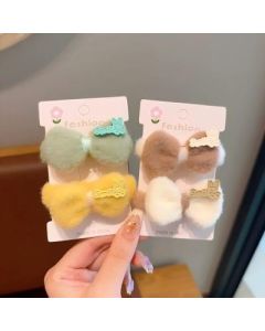 Head rope plush rabbit ear hair ring, children's hair tie rubber band, hair ornament