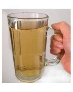 Glass beer mug 0.4 liters