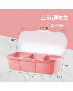 Seasoning box Tricolor