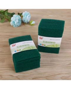 Scouring pads 10 pieces in solid color