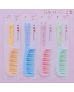 Ear silicone color styling comb 20/pk