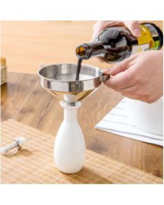 Stainless steel funnel 12cm
