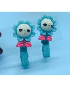 Children's hairpins sunflowers are cute