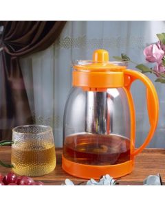 Steel mesh cold kettle Large capacity glass high temperature resistant 24/piece