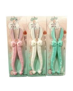 Folding eyebrow trimmer double heart 2pcs
