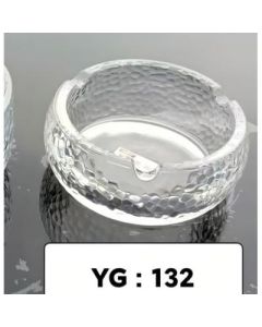 Glass ashtray 36pcs/pcs transparent color