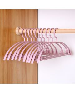 Non-slip non-marking hanger Half round