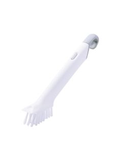 Multi-function cleaning brush with tweezers