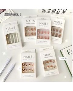 Iced Tea Fake Nail Patch C3