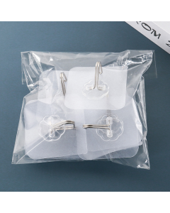 The hook is transparent
