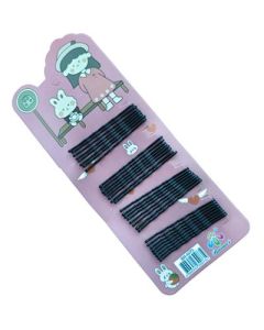 Hairpins in black