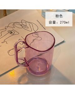 Toothbrush cups with curved mouths