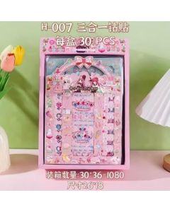 3-in-1 Diamond Sticker 1080 pieces 30 packs box