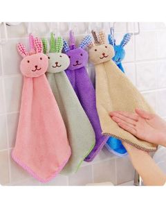 Hand towel coral velvet