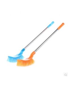 Stainless steel square head sanitary brush, steel handle toilet brush, toilet brush