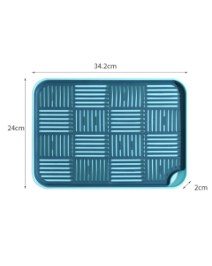Double-walled drain tray plastic
