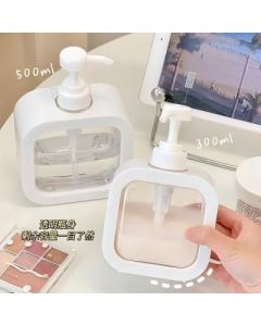 Dispensing bottles: press lotion conditioner, shampoo, shower gel, laundry detergent, empty bottle 300ml