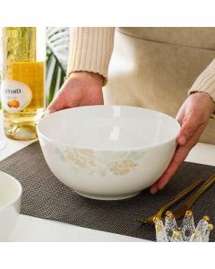 Salad Bowl 8 inch Ceramic Instant Noodle Bowl 26pcs/piece