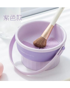 Makeup brush cleaning artifact