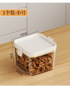 Pinch the sealed jar 
