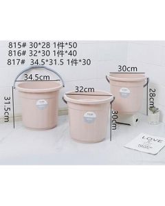 Bucket Thickened Drop-resistant bucket Large