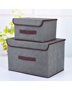 Two-piece set of imitation linen