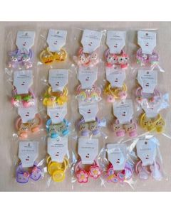 Hair ring, do not hurt the hair, girls tie their hair, small rubber bands, kindergarten, cartoon head rope