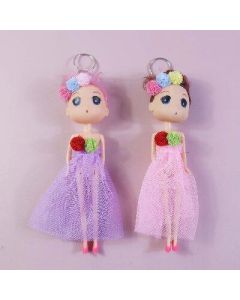 Doll pendant Long leg long skirt 17cm