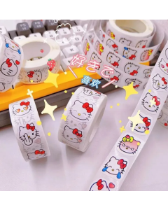 Roll and roll sticker 