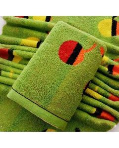 Cotton yarn dark cotton thickened children's towel household wedding face towel six B41-3-3