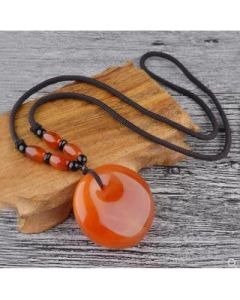 Beeswax necklace long
