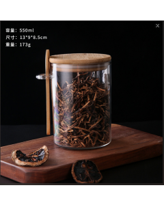Sealed jar with ear spoon