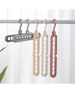 Multi-storey room wardrobe inner hanger hanger 9 hole magic hanger 240 boxes