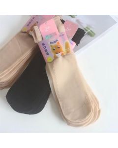 Non-slip cat's paw socks Summer short stockings Ultra-thin flesh color