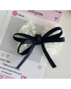 Ribbon bow lace hairpin Alice