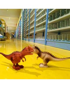 Simulated jumping dinosaur model animal Y-28