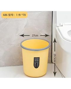 Long barrel ferrule trash can Large