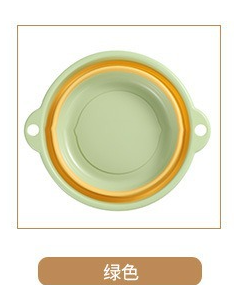 Folding basin round