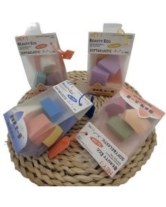 Square puff face puff makeup puff beauty tools 6 pcs