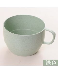 Milk cups with wheat straw