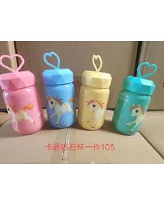 Glasses Unicorn cartoon diamond cups