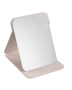 Folding mirror with rounded corners
