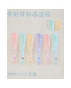 Shaped Hole Styling Comb Large 20/pk