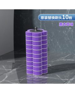 Wall-mounted cleaning brushes 