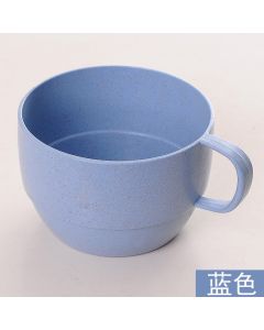 Milk cups with wheat straw