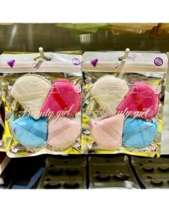 Water droplet double-sided cushion puff 4pcs