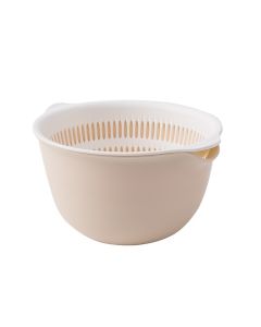 Double drain basket