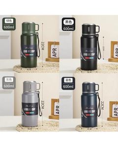 THERMOS CUP 304 STAINLESS STEEL 600ML Large capacity