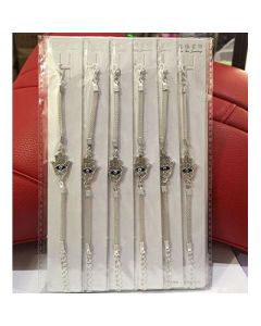 Bracelet Rhinestone alloy set with diamonds