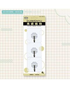 Strong Adhesive Hook 3 x Clear Hook